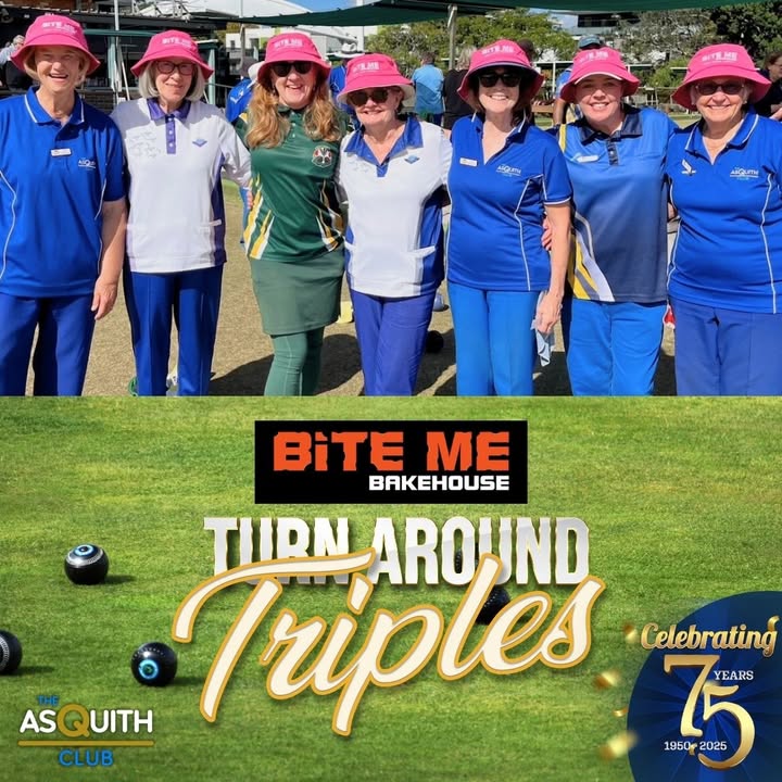 Featured image for “Bite Me Bakehouse Triples Day at Asquith Club: Fun Bowls Tournament Event”