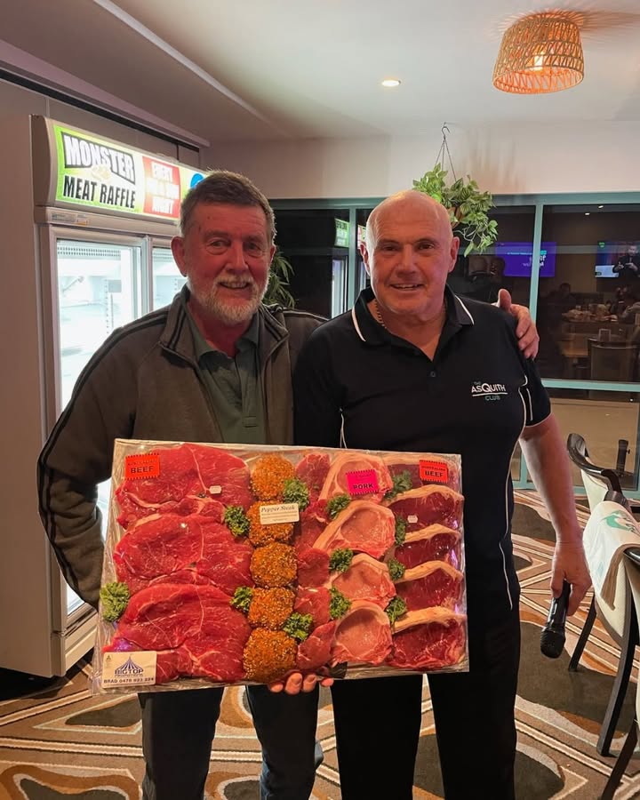 Featured image for “Sunday Mega Meat Tray Winner Celebrations at Asquith Club”
