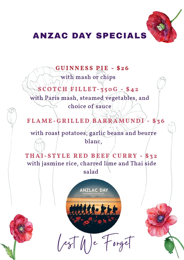 Featured image for “ANZAC Day at Asquith Club (The Lodge)”