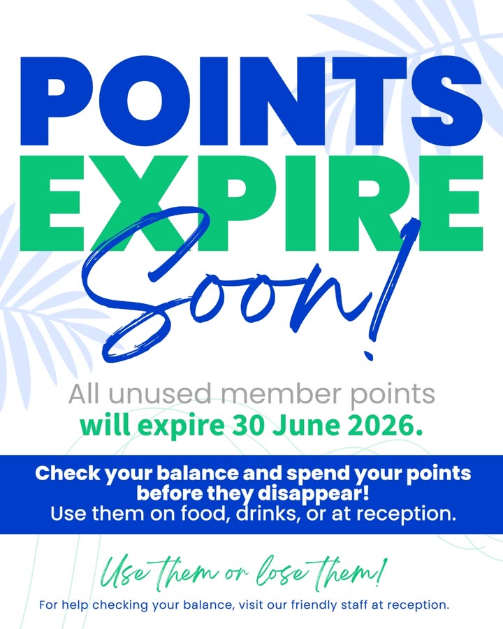 Featured image for “Spend Your Member Points Before 30 June 2026”