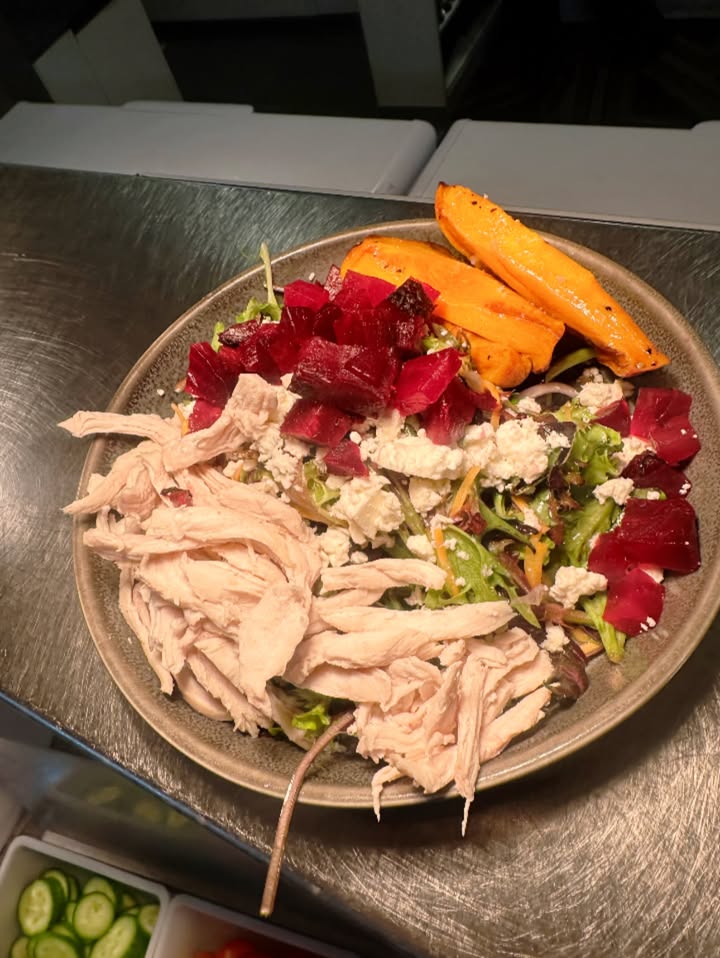 Featured image for “Beetroot & Pumpkin Feta Salad at Asquith Club (The Lodge)”