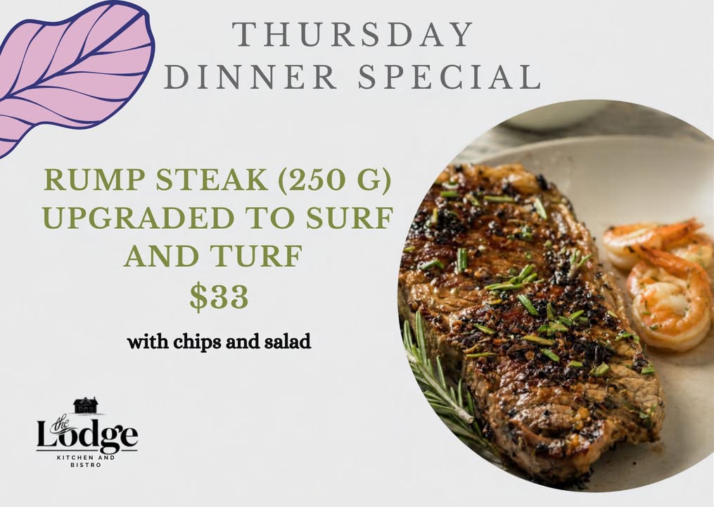 Featured image for “Thursday Dinner Special: Surf & Turf for $33 at Asquith Club (The Lodge)”
